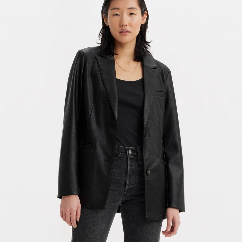 Princess Polly Vegan Leather Blazer / Jacket
